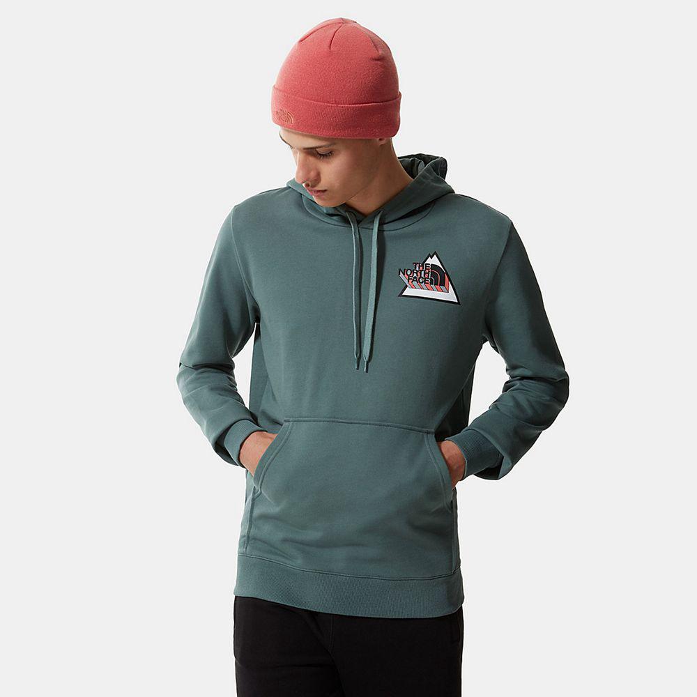 The North Face Threeyama Ανδρικα Φούτερ Hoodie - Πρασινο (KISX78562)